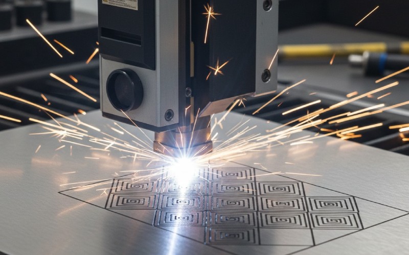 laser engraving steel