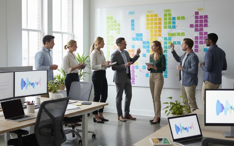 Office team refining workflow
