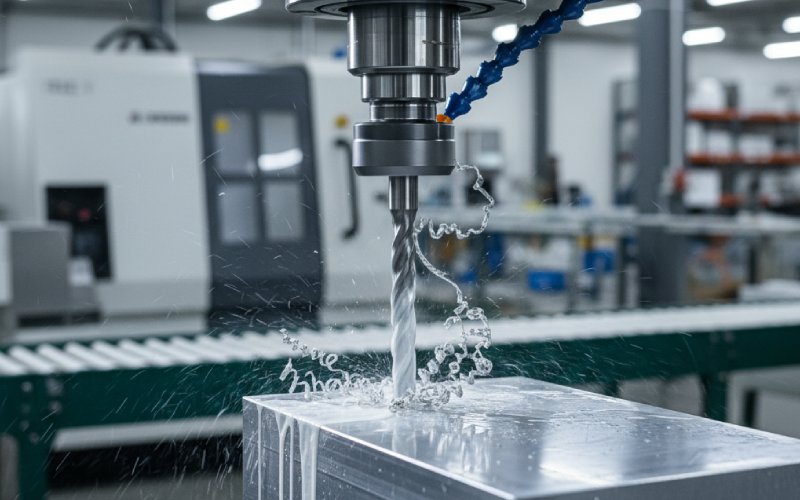 CNC machining aluminum block