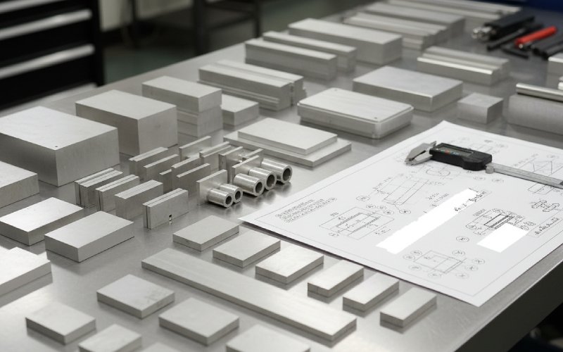 Machined 6061 aluminum parts