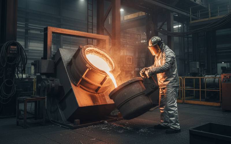 aluminum foundry molten metal